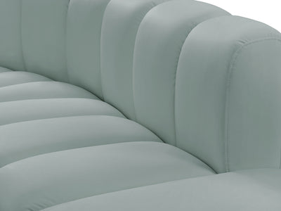 Arc 145" Wide Vegan Leather Modular S Sectional