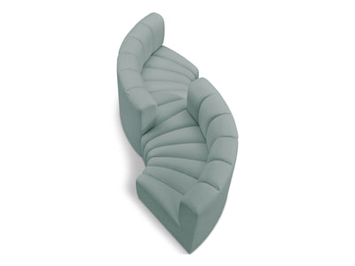 Arc 108" Wide Vegan Leather Modular S Sectional