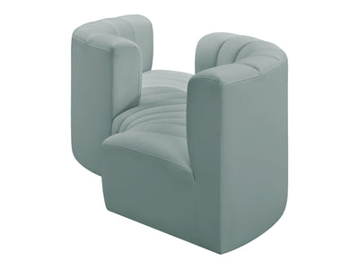 Arc 108" Wide Vegan Leather Modular S Sectional