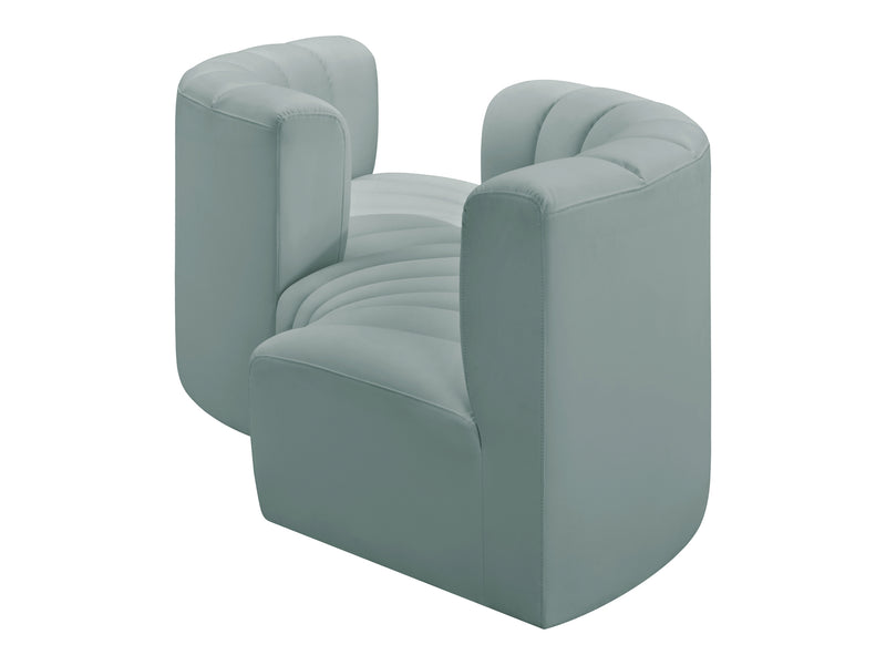 Arc 108" Wide Vegan Leather Modular S Sectional