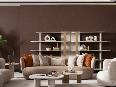 Portoa 89" Wide Oval Sofa