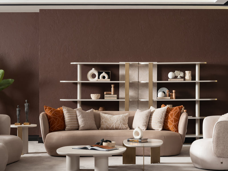 Portoa 89" Wide Oval Sofa