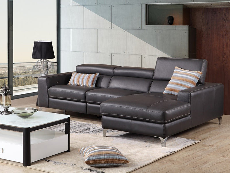 Ariana 104" / 67" Wide Leather Sectional