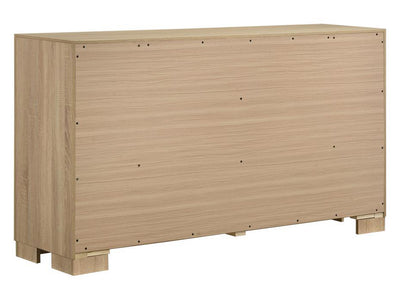 Arielle  61" Wide 6 Drawer Dresser With Mirror