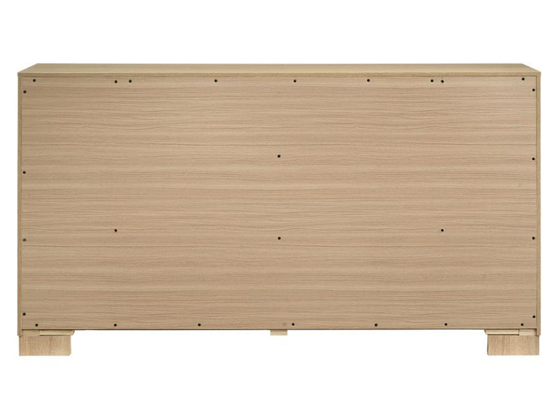 Arielle  61" Wide 6 Drawer Dresser With Mirror