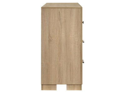 Arielle  61" Wide 6 Drawer Dresser With Mirror