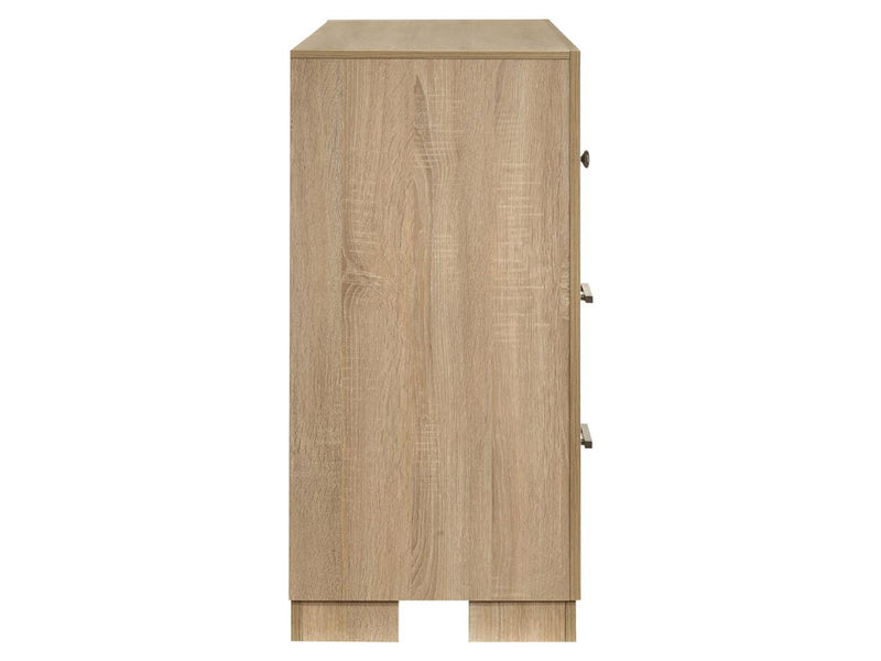 Arielle  61" Wide 6 Drawer Dresser With Mirror