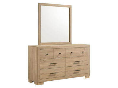 Arielle  61" Wide 6 Drawer Dresser With Mirror