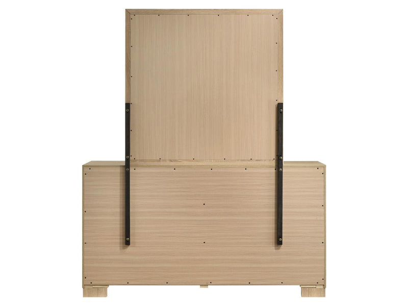 Arielle  61" Wide 6 Drawer Dresser With Mirror