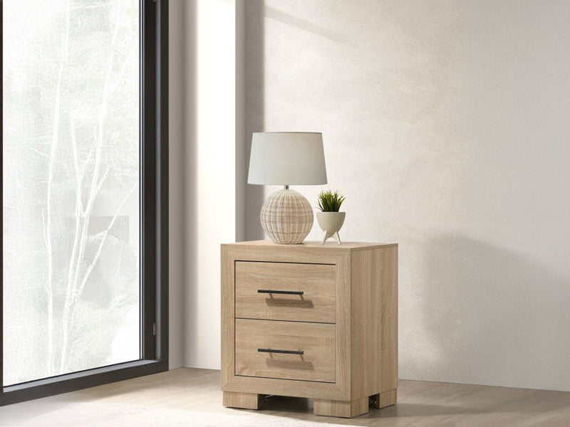 Arielle 24.5" Tall 2 Drawer Nightstand