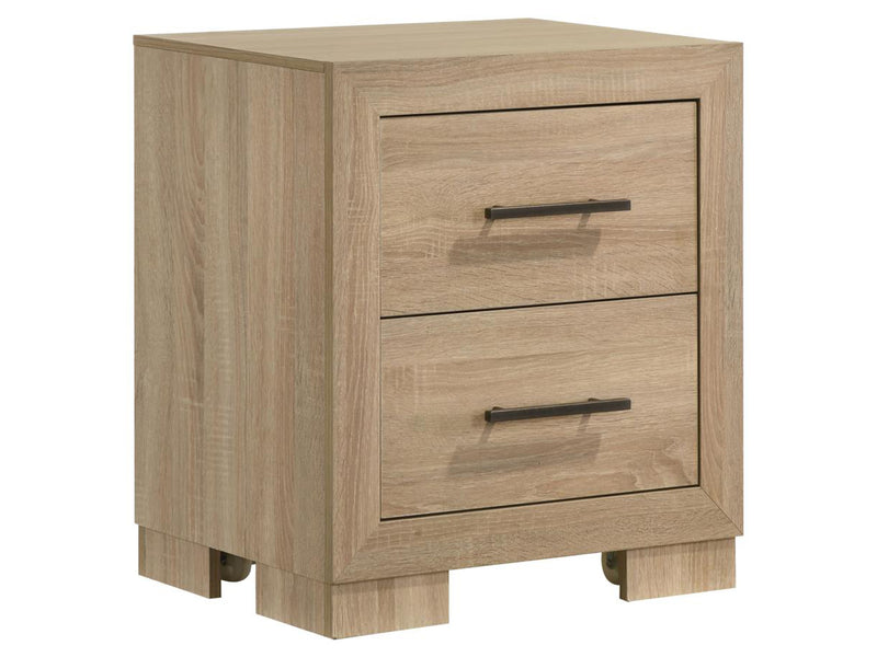 Arielle 24.5" Tall 2 Drawer Nightstand