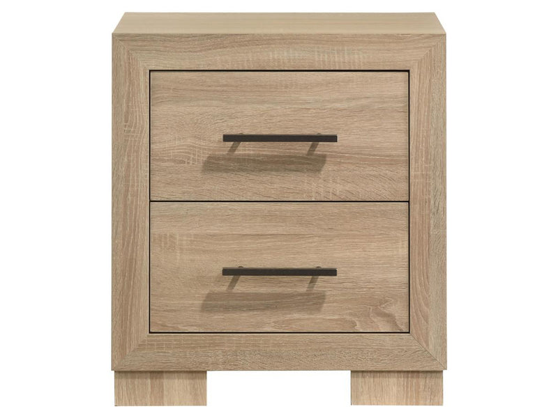 Arielle 24.5" Tall 2 Drawer Nightstand