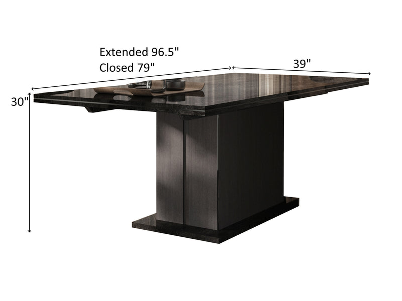 Aris 96.5" / 79" Wide Extendable Dining Table