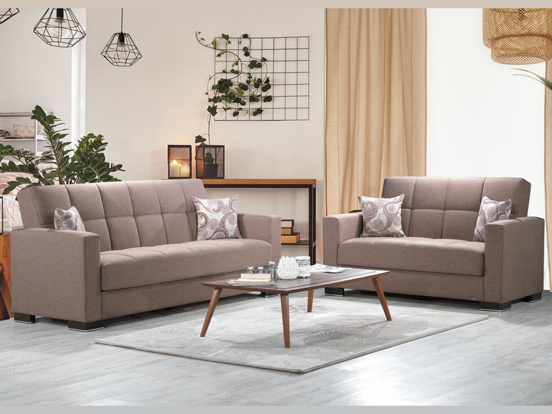 Armada 66" Wide Convertible Loveseat