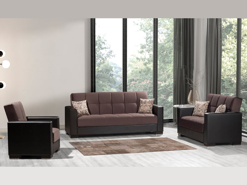 Armada Partial Leather Living Room Set