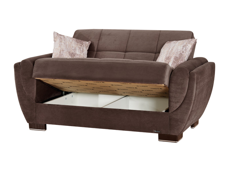 Armada Air 63" Wide Convertible Loveseat