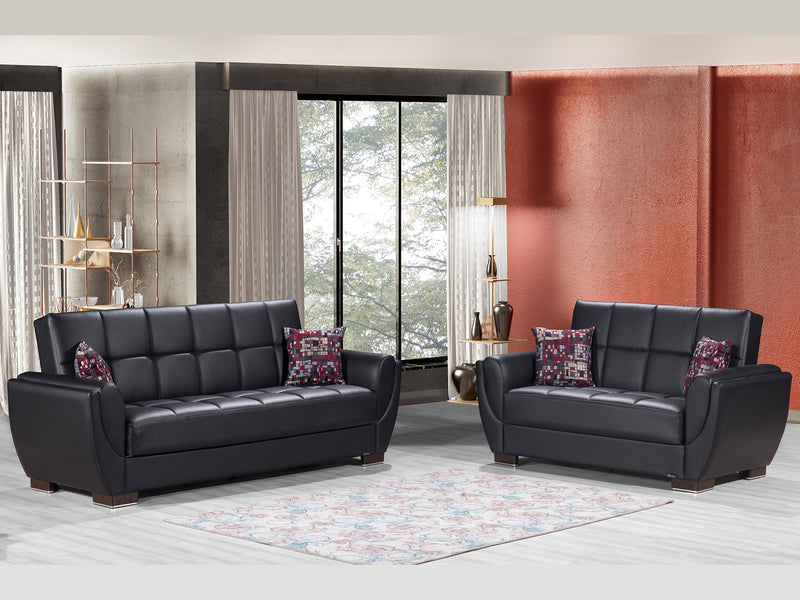 Armada Air Leather Living Room Set