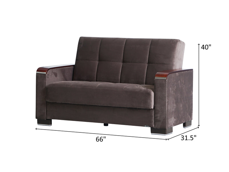 Armada X 66" Wide Convertible Loveseat