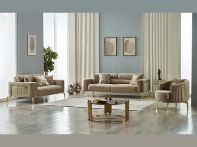Armoni 90" Wide Square Arm Extendable Sofa