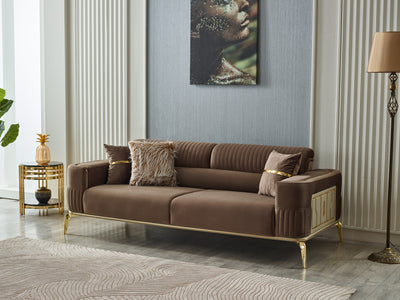 Armoni 90" Wide Square Arm Extendable Sofa