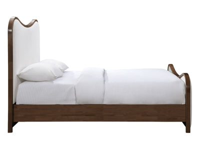 Arvada Wooden Frame Linen Kid Platform Bed