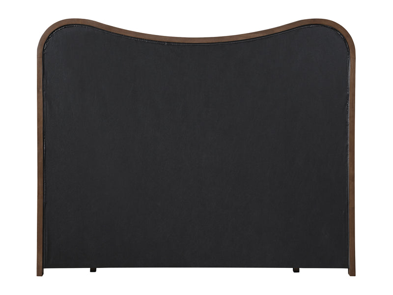 Arvada Wooden Frame Leather Kid Platform Bed