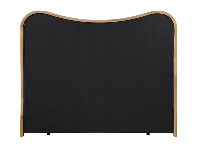 Arvada Light Wooden Frame Leather Kid Platform Bed