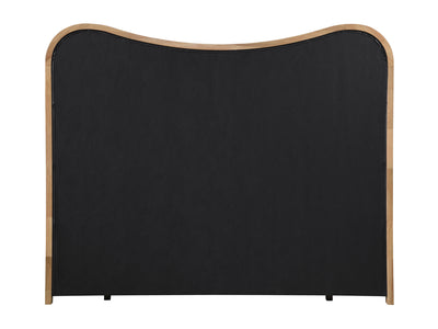 Arvada Light Wooden Frame Leather Platform Bed