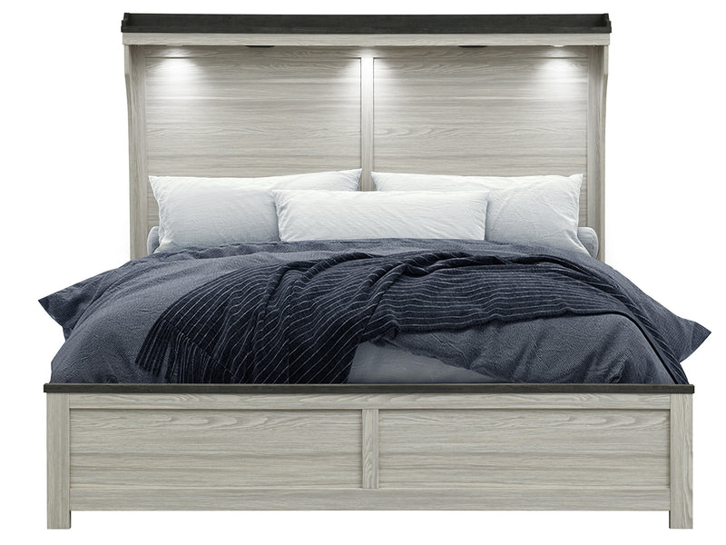 Ashley Platform Bed With LED and Speaker
