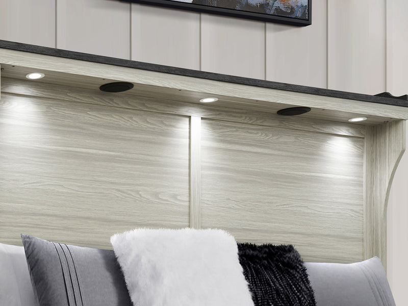 Ashley Platform Bed With LED and Speaker