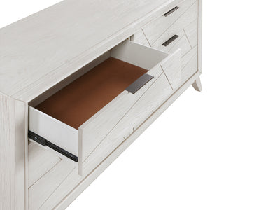 Asteria 1355 62" Wide 6 Drawer Dresser With Mirror