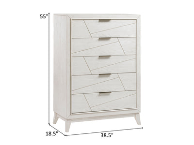 Asteria 1355 38.5" Wide 5 Drawer Chest