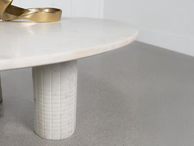 Astoria 44" Wide Marble Coffee Table