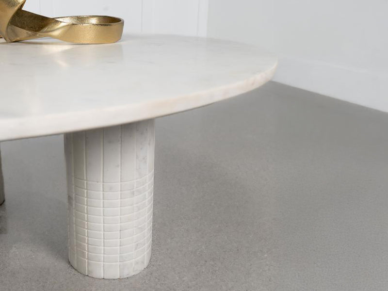 Astoria 44" Wide Marble Coffee Table