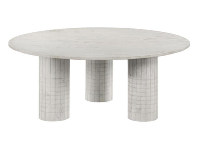 Astoria 44" Wide Marble Coffee Table