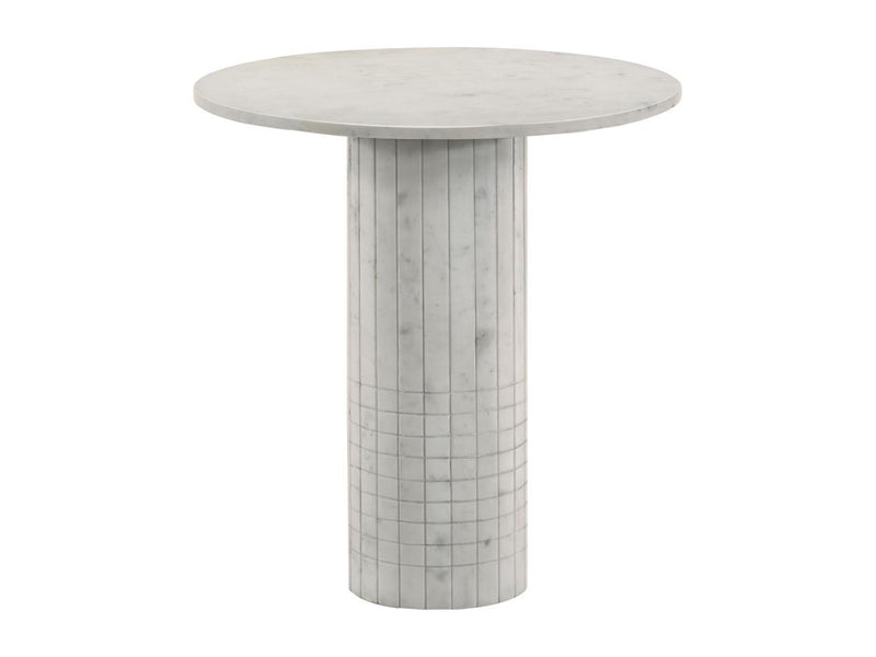 Astoria 23.5" Tall Marble End Table