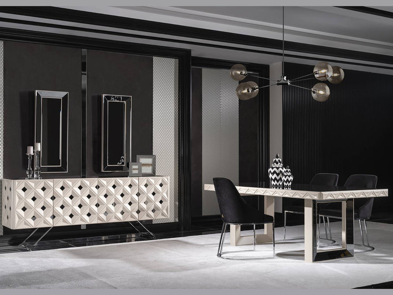 Asus 83" Wide 6-8 Person Dining Table