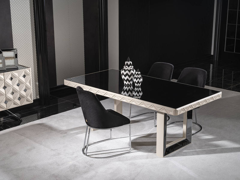 Asus 83" Wide 6-8 Person Dining Table