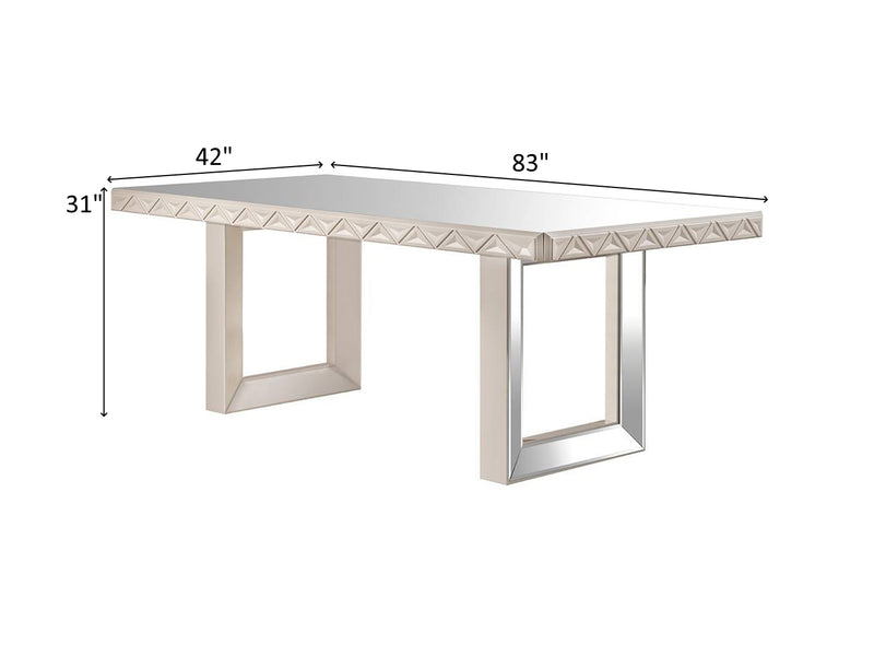 Asus 83" Wide 6-8 Person Dining Table