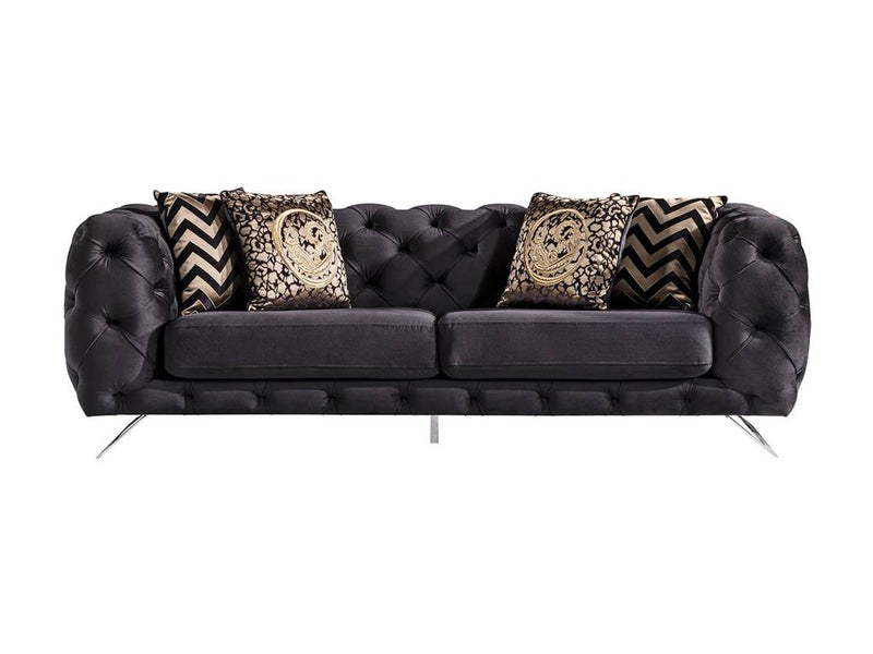 Asus 89" Wide Tufted Sofa