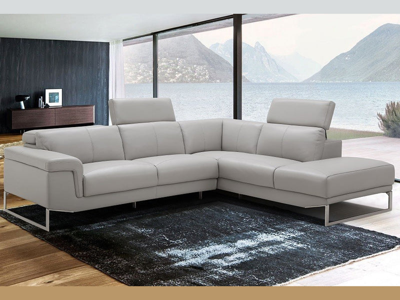 Athena 108" / 90" Wide Leather Sectional