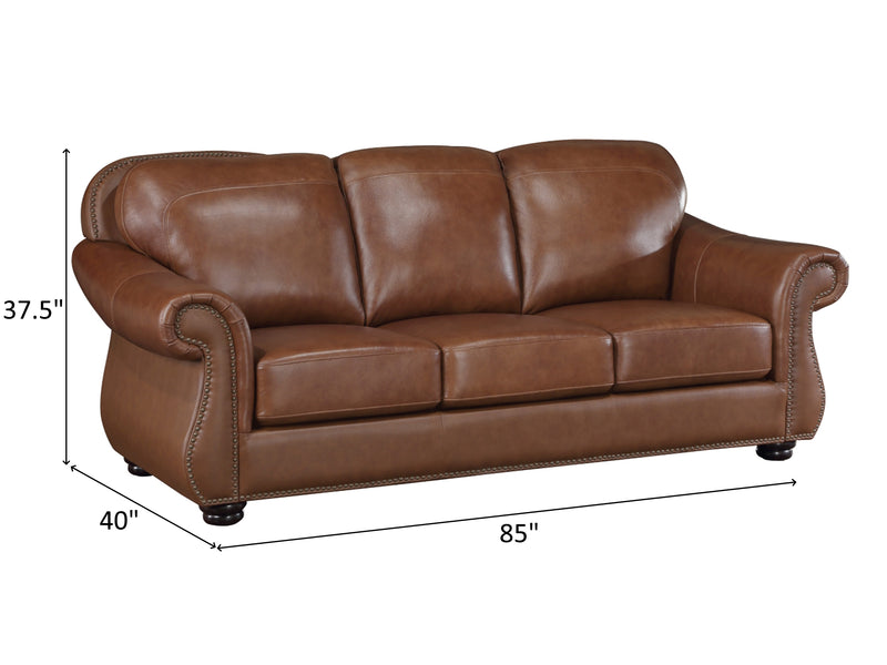 Attleboro 9270 Leather Living Room Set