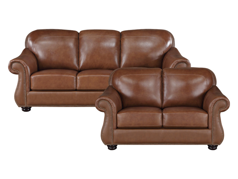 Attleboro 9270 Leather Living Room Set