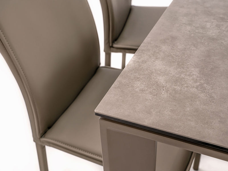 Aurora Es 6 Person Extendable Dining Room Set