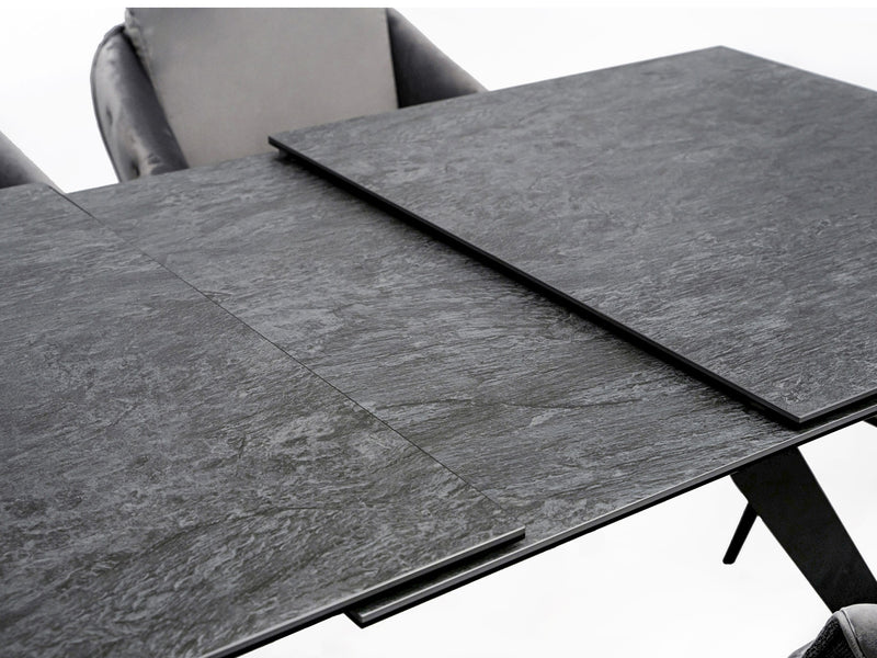 Aurora Onyx 6 Person Dining Room Set