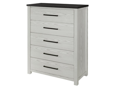 Ava Glo 35.4" Wide 5 Drawer Chest