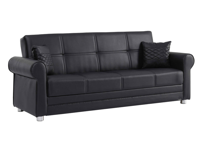 Avalon Otto 88" Wide Convertible Leather Sofa