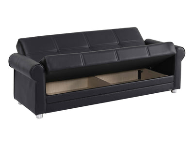 Avalon Otto 88" Wide Convertible Leather Sofa