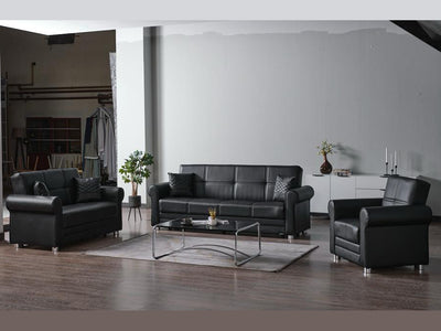 Avalon Otto 88" Wide Convertible Leather Sofa