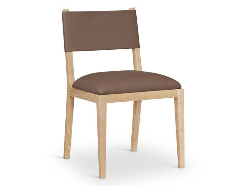 Avon 21.7" Wide Vegan Leather Dining Side Chair (Set of 2)